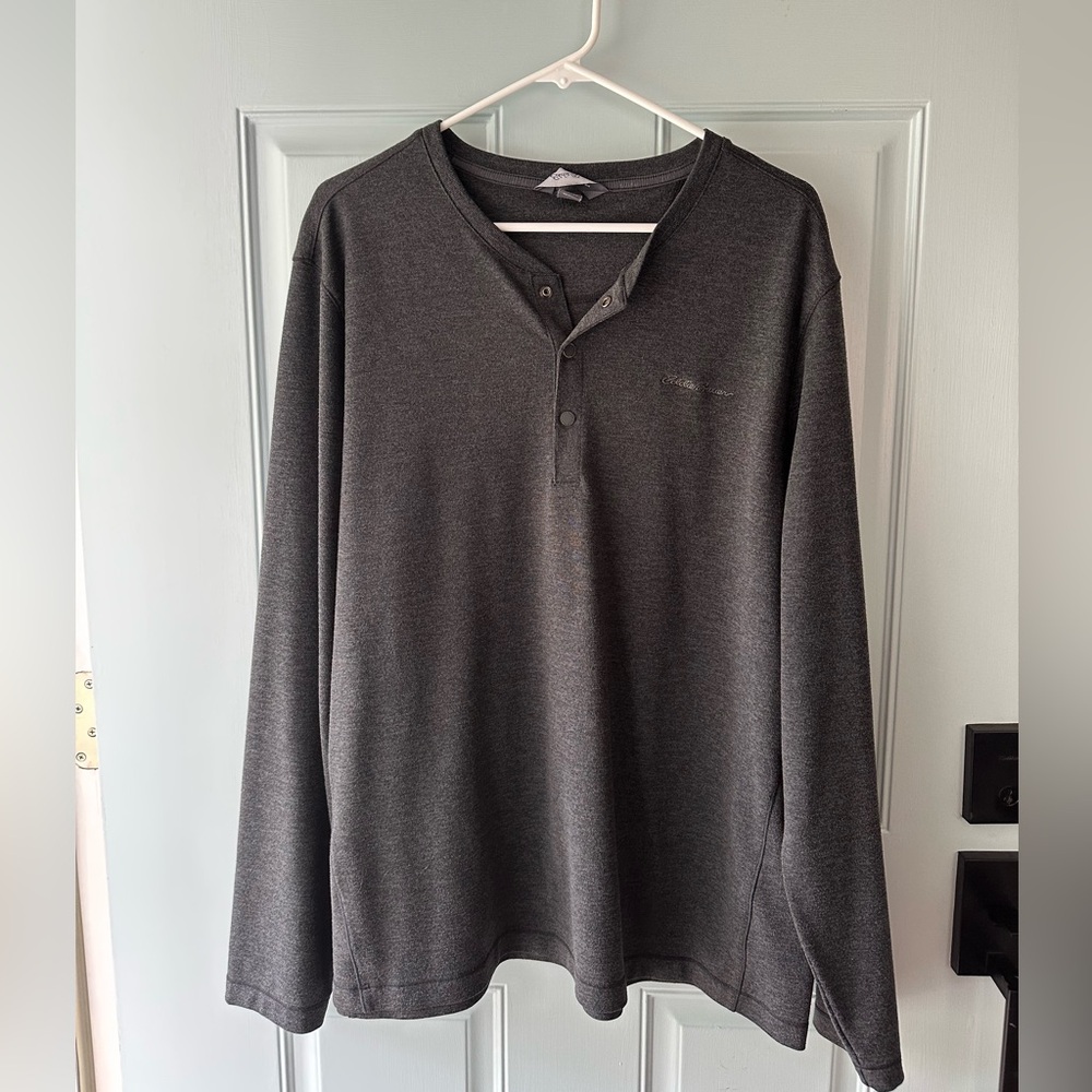 Eddie Bauer Henley Shirt Mens Size 2XL